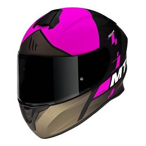 CASCO INTEGRALE TARGO RIGEL A8 ROSA FLUOR MATE | MT HELMETS