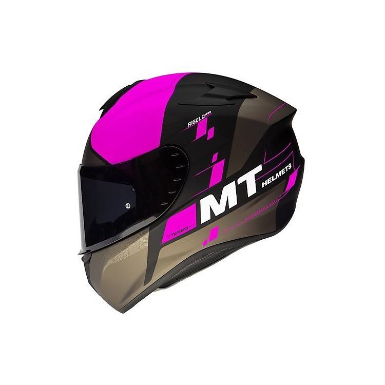 CASCO INTEGRALE TARGO RIGEL A8 ROSA FLUOR MATE | MT HELMETS