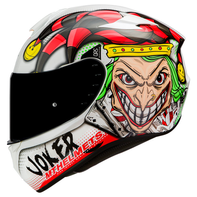 CASCO INTEGRALE TARGO JOKER A0 BLANCO PERLA GLOSSY | MT HELMETS