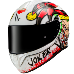 CASCO INTEGRALE TARGO JOKER A0 BLANCO PERLA GLOSSY | MT HELMETS