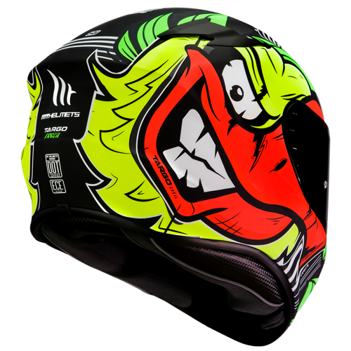 CASCO INTEGRALE TARGO TRUCK A2 MATT FLUOR YELLOW | MT HELMETS