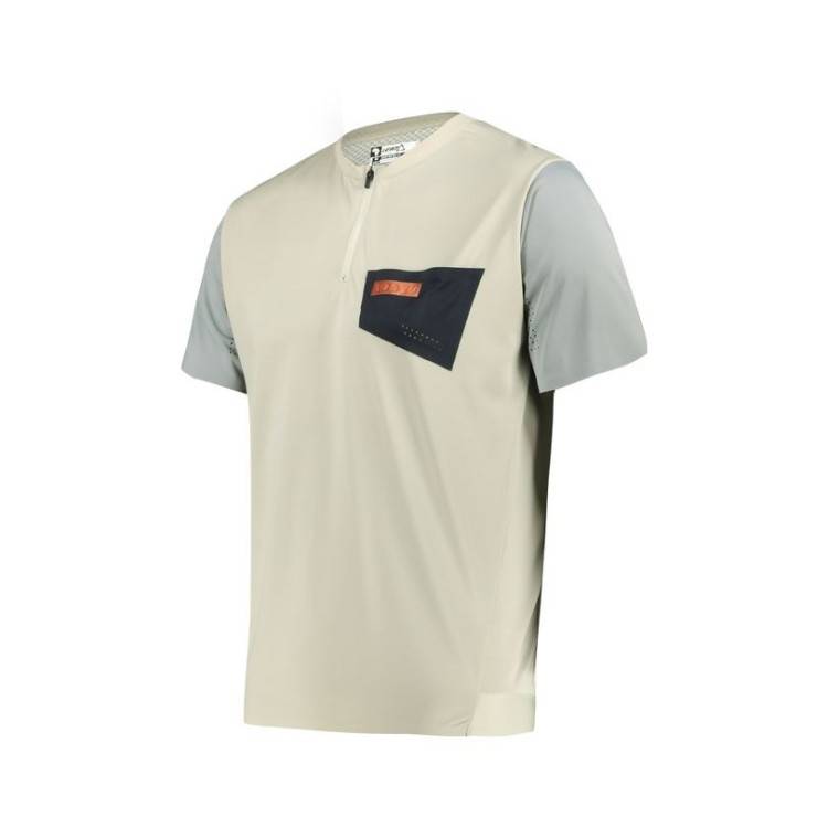 M Jive Maniglie BMX/MTB Old School – Grigio Con Estremità Bianche (Senza Flange) – Neal Enterprises