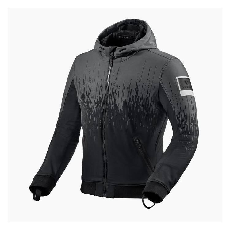 GIACCA QUANTUM 2 WB NERO BIANCO REGULAR | REV'IT - REVIT - REV IT