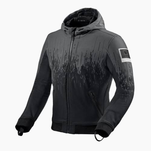 GIACCA QUANTUM 2 WB NERO BIANCO REGULAR | REV'IT - REVIT - REV IT