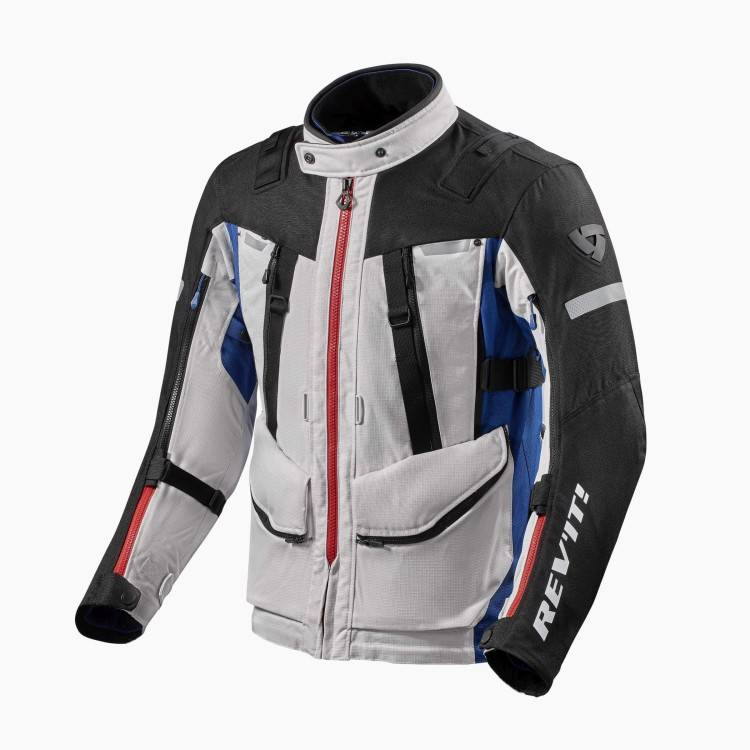 GIACCA SAND 4 H2O ARGENTO BLU REGULAR | REV'IT - REVIT - REV IT
