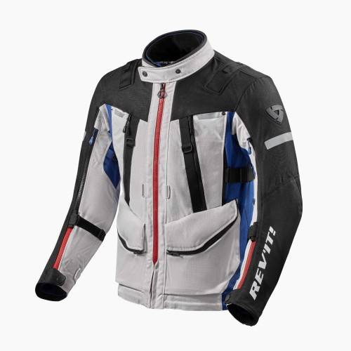 GIACCA SAND 4 H2O ARGENTO BLU REGULAR | REV'IT - REVIT - REV IT