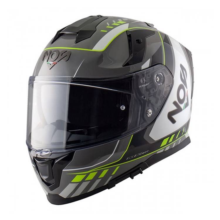 CASCO NOS NS-10 FULL FACE MIG FLUOR YELLOW