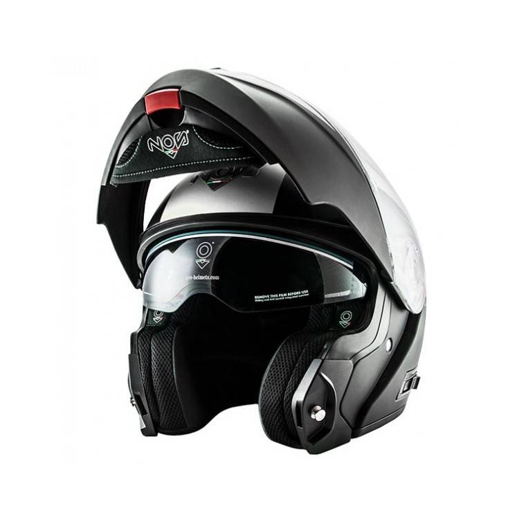 CASCO NOS NS-8 FLIP UP TRITON WHITE MATT