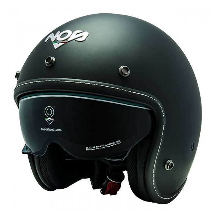 CASCO NOS NS-1 OPEN FACE Black Matt
