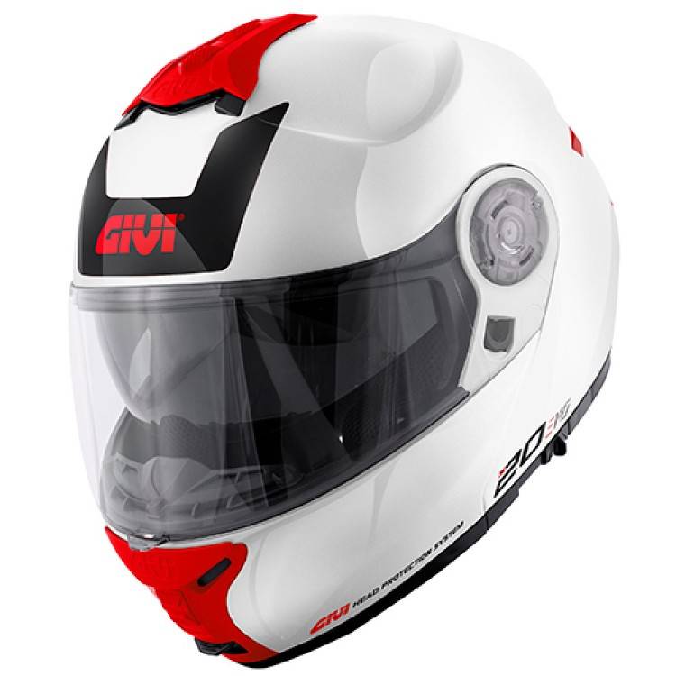 CASCO MODULARE X20 EXPEDITION BIANCO ROSSO | GIVI