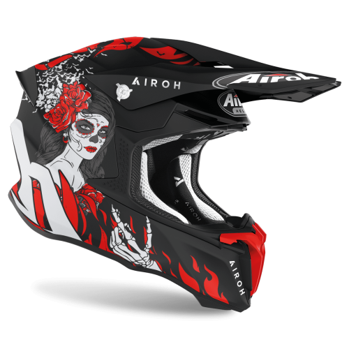 CASCO OFFROAD TWIST 2.0 HELL MATT | AIROH