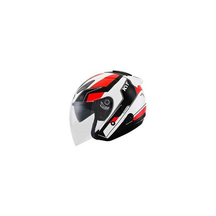 kyt hellcat GX-S white/red fluometal