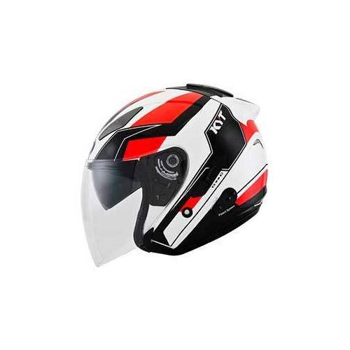 kyt hellcat GX-S white/red fluometal