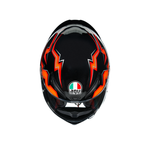 CASCO AGV K1 E2205 MULTI KRIPTON BLACK/ORANGE UNISEX | AGV