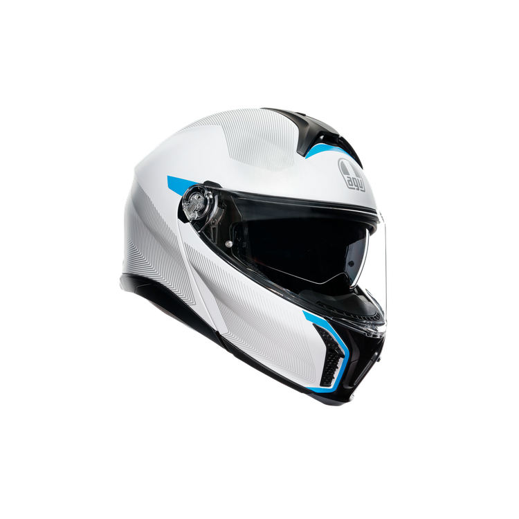 CASCO TOURMODULAR AGV E2206 MULTI MPLK FREQUENCY LIGHT GREY/BLUE U | AGV
