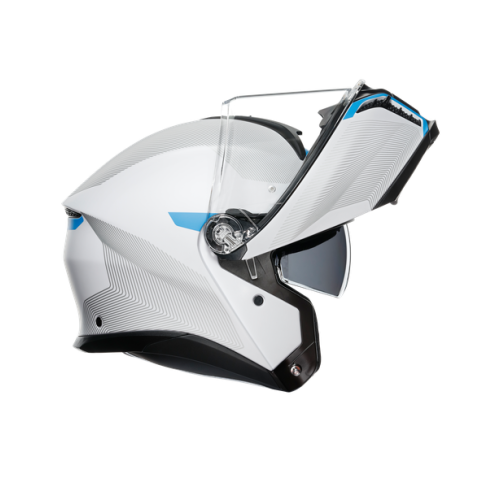 CASCO TOURMODULAR AGV E2206 MULTI MPLK FREQUENCY LIGHT GREY/BLUE U | AGV