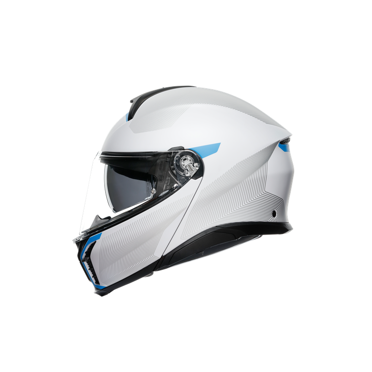CASCO TOURMODULAR AGV E2206 MULTI MPLK FREQUENCY LIGHT GREY/BLUE U | AGV