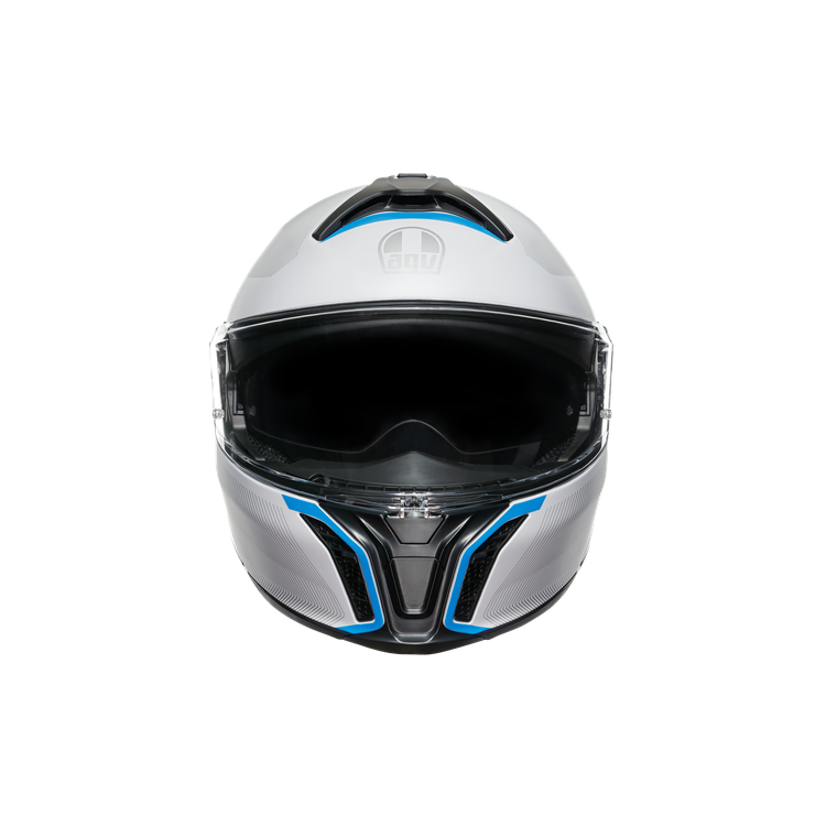 CASCO TOURMODULAR AGV E2206 MULTI MPLK FREQUENCY LIGHT GREY/BLUE U | AGV