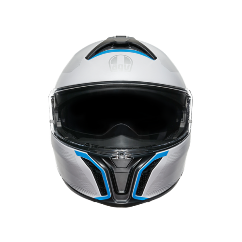 CASCO TOURMODULAR AGV E2206 MULTI MPLK FREQUENCY LIGHT GREY/BLUE U | AGV