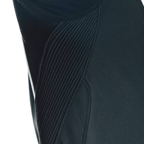 TUTA DA MOTO TOSA PELLE 1 PZ BLACK/BLACK/WHITE || DAINESE