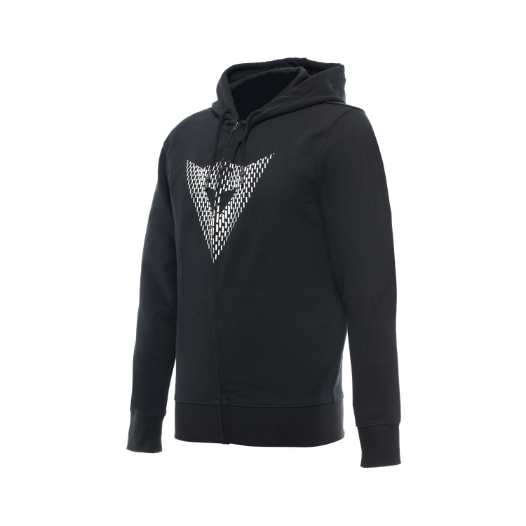 DAINESE HOODIE LOGO BLACK/WHITE