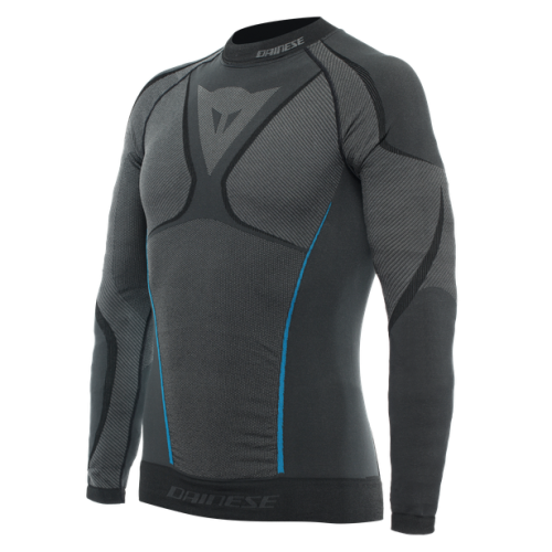 MAGLIA DRY LS BLACK/BLUE | DAINESE