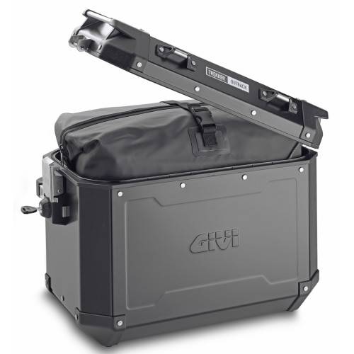 OUTBACK IN ALLUMINIO SINISTRA | GIVIOBKN48BL VALIGIA LATERALE TREKKER