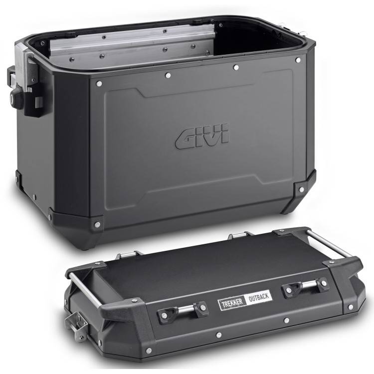 OUTBACK IN ALLUMINIO SINISTRA | GIVIOBKN48BL VALIGIA LATERALE TREKKER