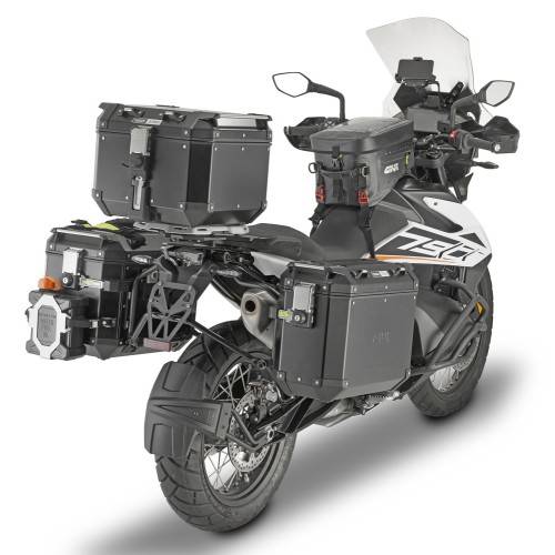 OUTBACK IN ALLUMINIO SINISTRA | GIVIOBKN48BL VALIGIA LATERALE TREKKER