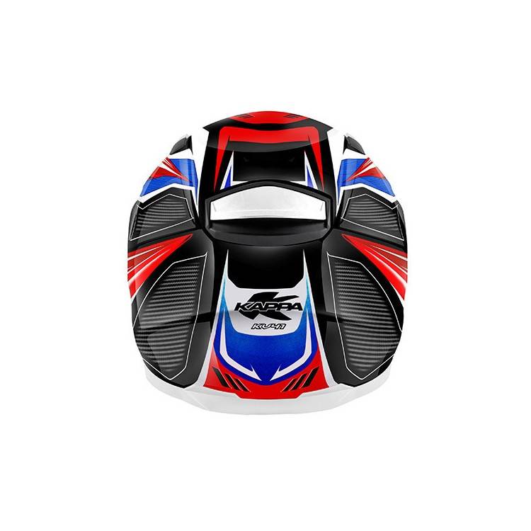CASCO INTEGRALE KV41F FIGHTER EVO ROSSO BLU BIANCO | KAPPA