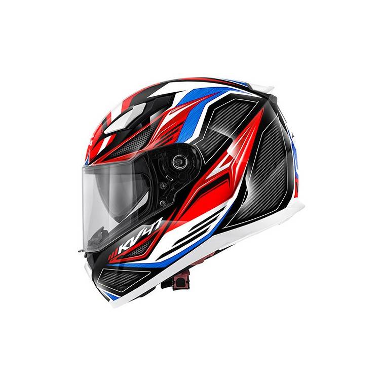 CASCO INTEGRALE KV41F FIGHTER EVO ROSSO BLU BIANCO | KAPPA