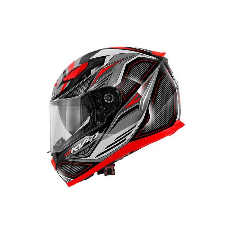 CASCO INTEGRALE KV41F FIGHTER NERO ROSSO | KAPPA