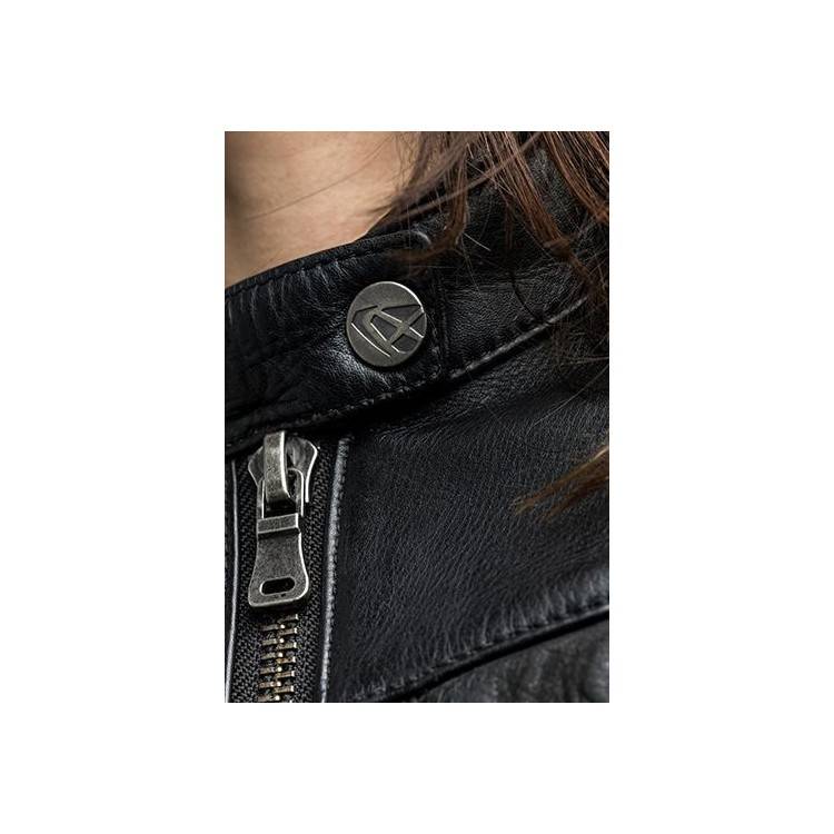 CRANKY LADY NERO GIUBBOTTO PELLE DONNA | IXON