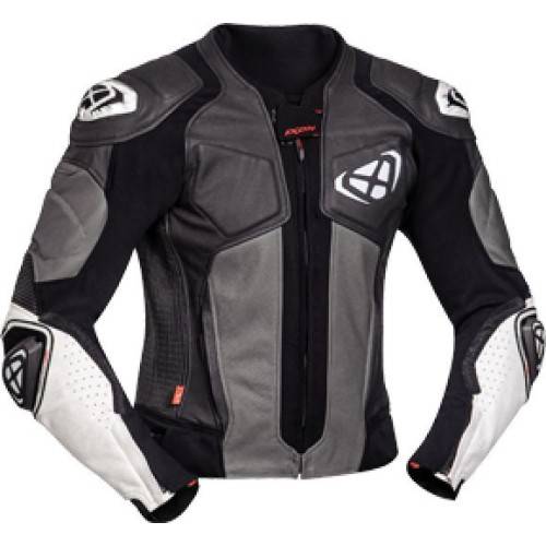 VENDETTA JK EVO NERO BIANCO GIUBBOTTO PELLE UOMO | IXON