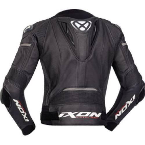 VENDETTA JK EVO NERO ANTRACITE ARANCIONE GIUBBOTTO PELLE UOMO | IXON