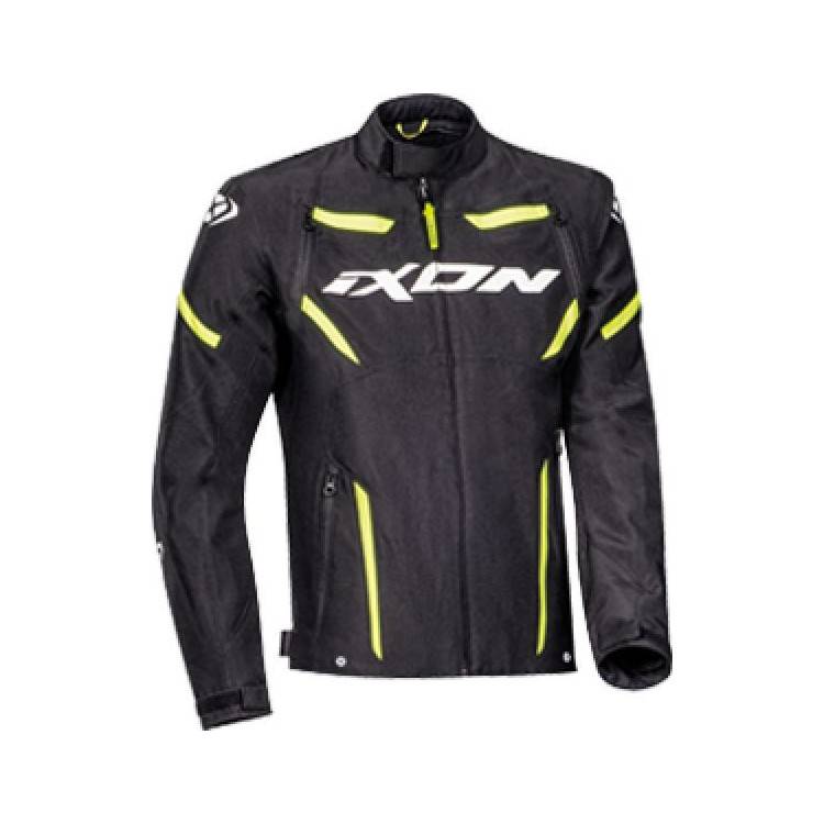 STRIKER NERO BIANCO GIALLO FLUO GIUBBOTTO TESSUTO UOMO | IXON