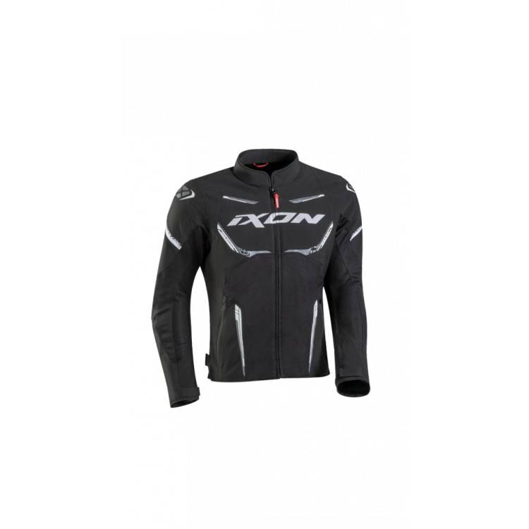 STRIKER AIR NERO BIANCO GIUBBOTTO TESSUTO UOMO | IXON