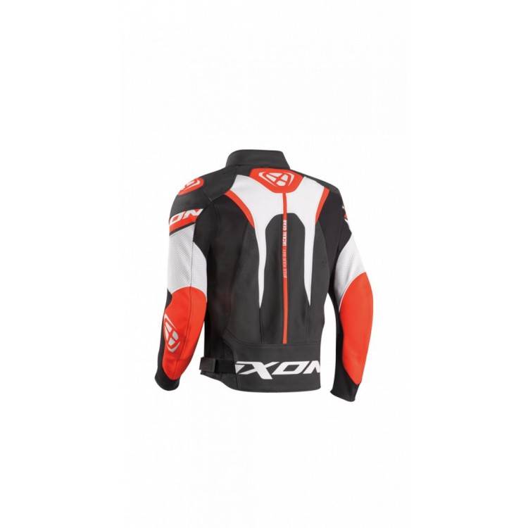 JACKAL JKT BIANCO NERO ROSSO GIUBBOTTO PELLE UOMO | IXON