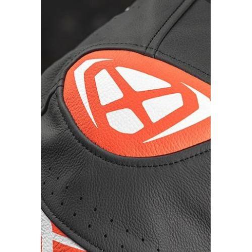 JACKAL JKT BIANCO NERO ROSSO GIUBBOTTO PELLE UOMO | IXON