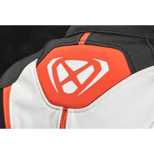 JACKAL JKT BIANCO NERO ROSSO GIUBBOTTO PELLE UOMO | IXON