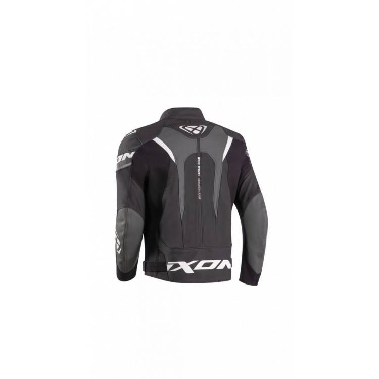 JACKAL JKT NERO ANTRACITE BIANCO GIUBBOTTO PELLE UOMO | IXON