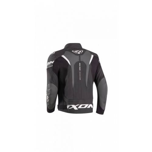JACKAL JKT NERO ANTRACITE BIANCO GIUBBOTTO PELLE UOMO | IXON