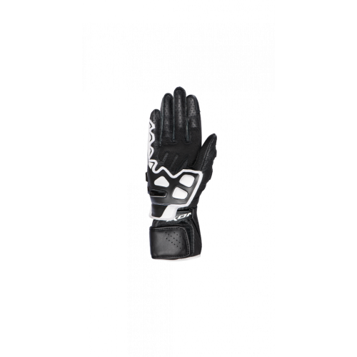 GP5 AIR L NERO BIANCO GUANTO EST. TESSUTO PELLE DONNA | IXON