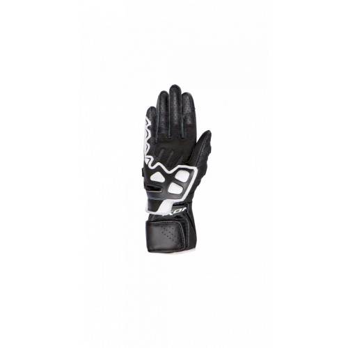 GP5 AIR NERO BIANCO GUANTO EST. PELLE TESSUTO UOMO | IXON