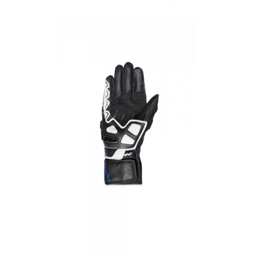 GP5 AIR NERO BIANCO BLU GUANTO EST. PELLE TESSUTO UOMO | IXON