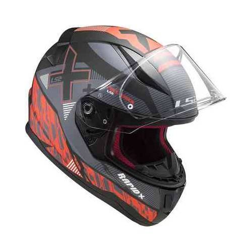 CASCO FF353 RAPID XTREET MATT BLACK RED | LS2