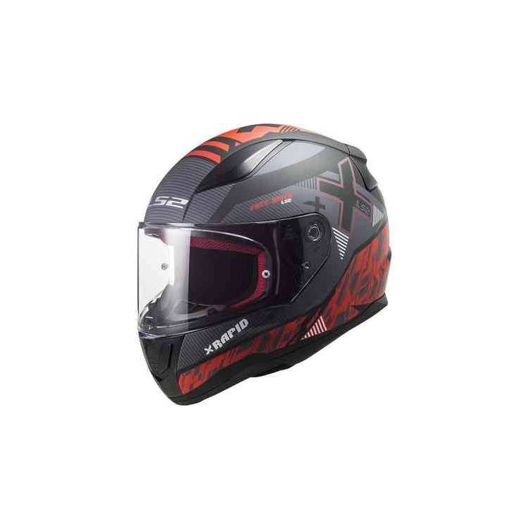 CASCO FF353 RAPID XTREET MATT BLACK RED | LS2