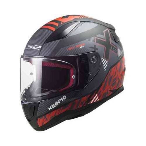 CASCO FF353 RAPID XTREET MATT BLACK RED | LS2