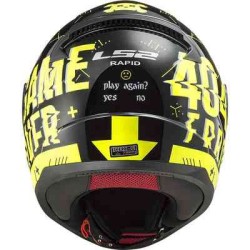 CASCO FF353 RAPID PLAYER H-V YELLOW BLACK | LS2