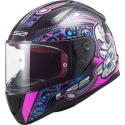 CASCO FF353 RAPID MINI VOODOO BLACK FLUO PINK | LS2